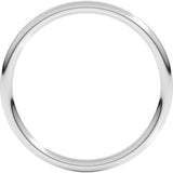 Sterling Silver 1.5 mm Comfort-Fit Full Round Band Size 7.5