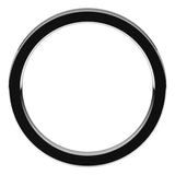 14K White Gold 2.5 mm Comfort-Fit Flat Band Size 7