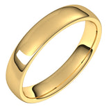 14K Yellow Gold 4.5 mm Comfort-Fit European-Style Band Size 11.5