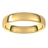 14K Yellow Gold 4.5 mm Comfort-Fit European-Style Band Size 12