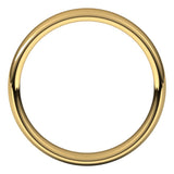 14K Yellow Gold 4.5 mm Comfort-Fit European-Style Band Size 5