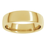 10K Yellow Gold 5.5 mm Comfort-Fit European-Style Band Size 8