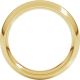 10K Yellow Gold 5.5 mm Comfort-Fit Half Round Band Size 5.5