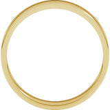 14K Yellow Gold 4.5 mm Flat Band Size 6