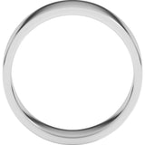 14K White Gold 7 mm Flat Band Size 13.5