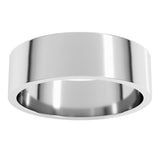 Platinum 6 mm Flat Band Size 8