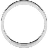 10K White Gold 6 mm Flat Band Size 11