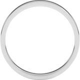 Sterling Silver 3 mm Flat Band Size 7