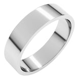 Sterling Silver 5 mm Flat Band Size 7.5