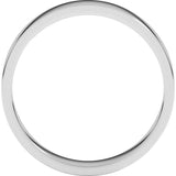 Sterling Silver 4 mm Flat Band Size 10