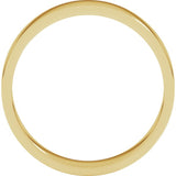 14K Yellow Gold 4 mm Flat Band Size 3.5