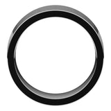 Sterling Silver 8 mm Comfort-Fit Flat Band Size 7.5