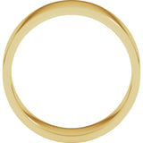 14K Yellow Gold 7 mm Flat Band Size 11.5