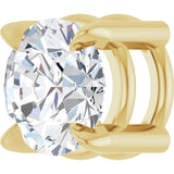 14K Yellow Gold 1/2 CT Lab-Grown Diamond Pendant