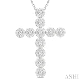 Lovebright Cross Diamond Pendant