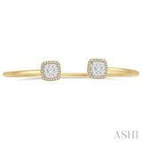 Lovebright Diamond Essential Open Cuff Bangle