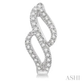 Diamond Fashion Hoop Earrings