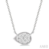 Pear Shape Lovebright Essential Diamond Necklace