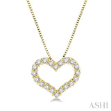 Heart Shape Diamond Pendant