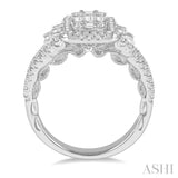 Fusion Diamond Engagement Ring