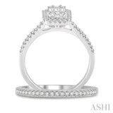 Fusion Diamond Wedding Set