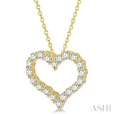 Heart Shape Diamond Pendant