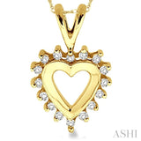 Heart Shape Diamond Fashion Pendant