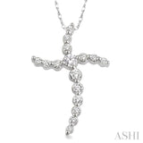 Journey Cross Diamond Pendant