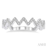 Zig-Zag Diamond Fashion Ring