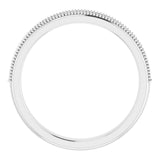 Platinum 5/8 CTW Natural Diamond Anniversary Band