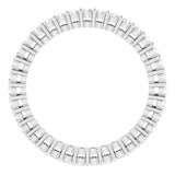 Platinum 3/4 CTW Natural Diamond Eternity Band Size 7