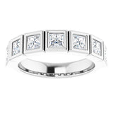 Bezel-Set Anniversary Band