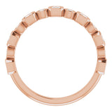 Bezel-Set Anniversary Band