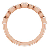 Bezel-Set Anniversary Band