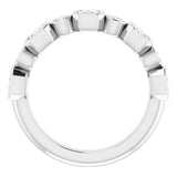 Bezel-Set Anniversary Band