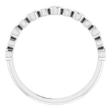 Bezel-Set Anniversary Band