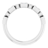 Bezel-Set Anniversary Band