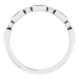 Bezel-Set Anniversary Band