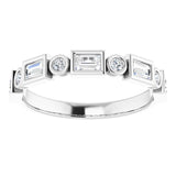 Bezel-Set Anniversary Band