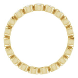 Bezel-Set Eternity Band