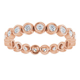 Bezel-Set Eternity Band