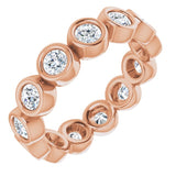 Bezel-Set Eternity Band