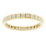 Bezel-Set Eternity Band