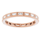 Bezel-Set Eternity Band