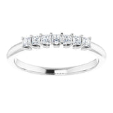 Platinum 1/4 CTW Natural Diamond Anniversary Band