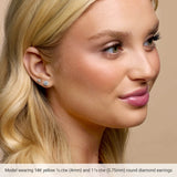 Platinum 1/4 CTW Natural Diamond Cocktail-Style Earrings