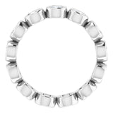 Bezel-Set Eternity Band