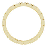 Bezel-Set Eternity Band