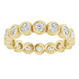 Bezel-Set Eternity Band