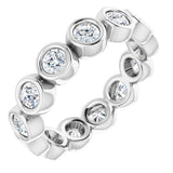 Bezel-Set Eternity Band